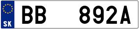 Truck License Plate